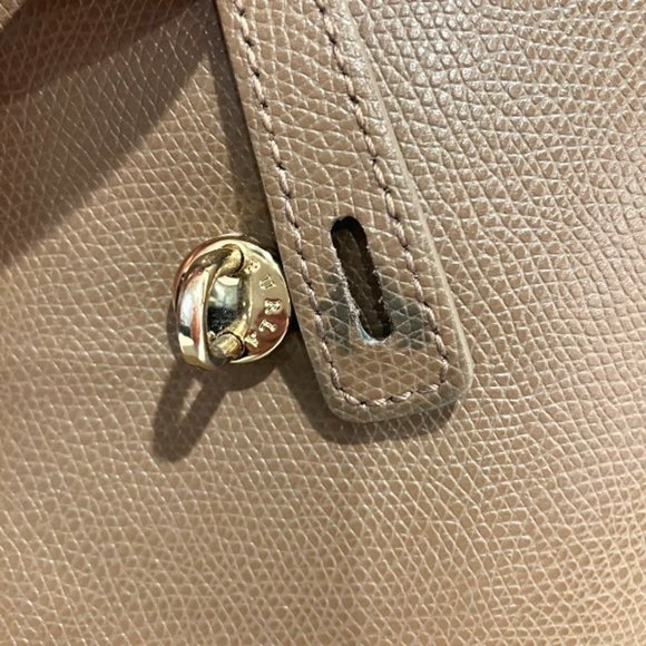 Furla FURLA brown leather bag handbag ladies - Picture 8 of 9